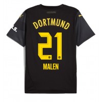 Borussia Dortmund Donyell Malen #21 Replica Away Shirt 2024-25 Short Sleeve